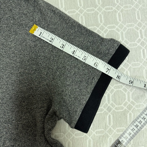 Express Men’s Polo Shirt | Size XL Grey Black Cotton Short Sleeve - Picture 6 of 7